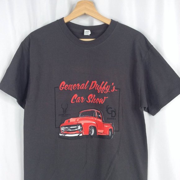 Classic Car Show T-Shirt Mens Medium Short Sleeve Redmond Oregon 2022 Duffy's - Picture 3 of 5
